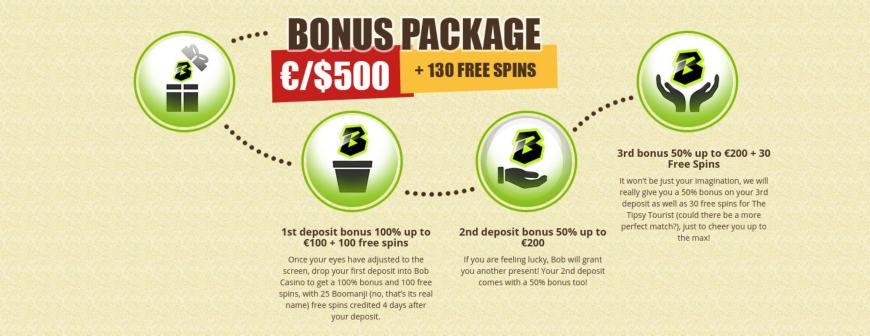 Bob Casino bonus