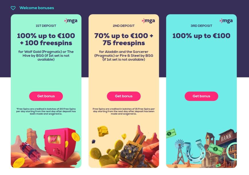 WildFortune Casino bonus